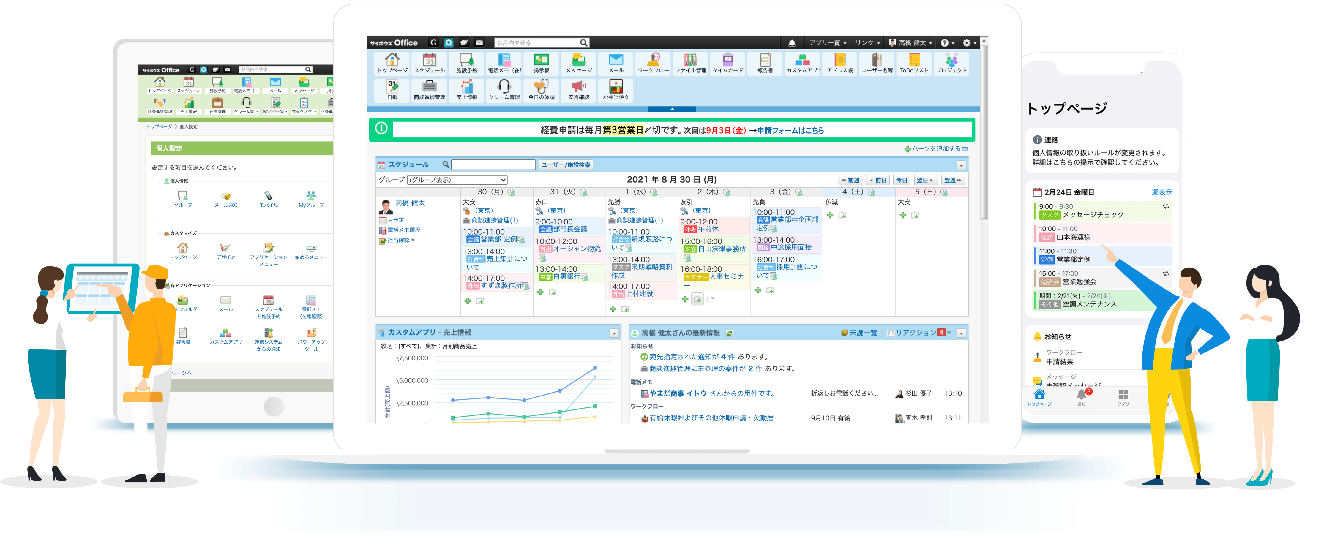 サイボウズ Office | 中小企業の“チーム力”を強化するグループウェア